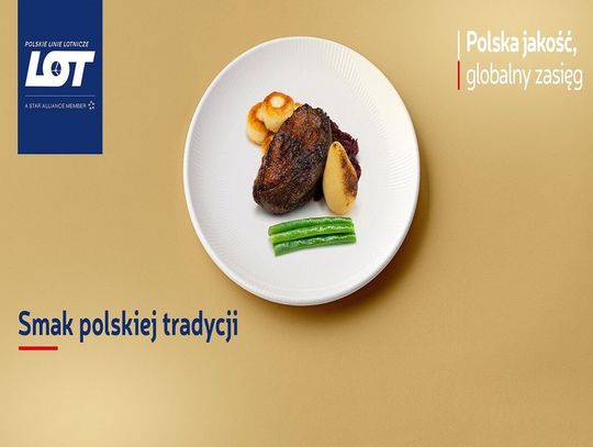 Podróż kulinarna w rytmie staropolskich tradycji - gęsina w menu LOT Business Class