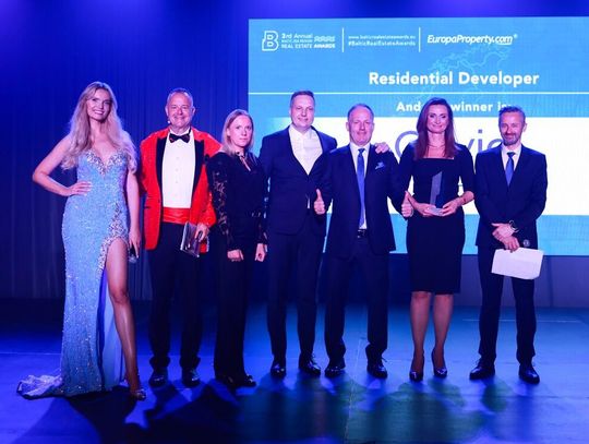 PODWÓJNA NAGRODA DLA OLIVIA HOME PODCZAS BALTIC SEA REGION REAL ESTATE AWARDS 2025
