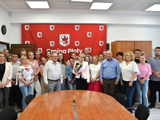 Podziękowanie za długoletnią pracę w Urzędzie