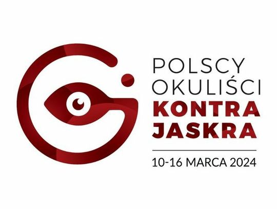 Polskie Towarzystwo Okulistyczne zaprasza  na bezpłatne badania w kierunku jaskry.  Akcja trwa od 10 do 16 marca w gabinetach w całej Polsce