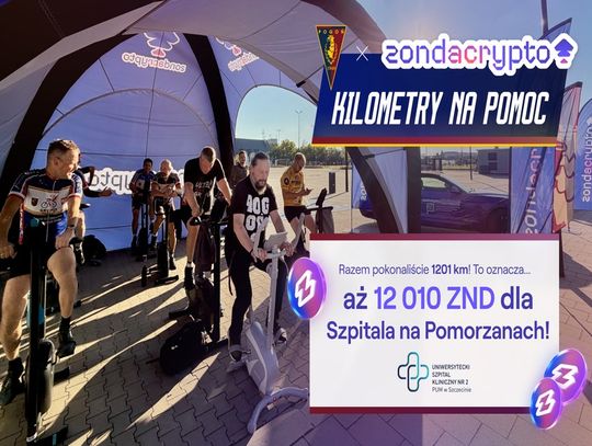 Portowcy przejechali ponad 1201 km dla dla najmłodszych pacjentów szpitala