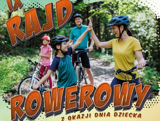 Rajd Rowerowy z okazji Dnia Dziecka.