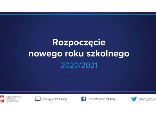 Rozpoczęcie nowego roku szkolnego 2020/2021