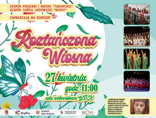 "Roztańczona Wiosna"  w Gryfickim Domu Kultury