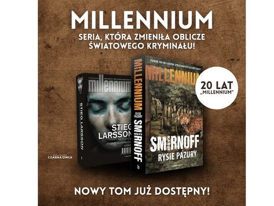 "Rysie pazury"  Karin Smirnoff  -  Kontynuacja  bestsellerowej  trylogii „Millennium”