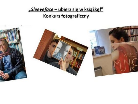 „Sleeveface – ubierz się w książkę!” Konkurs fotograficzny