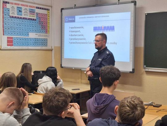 Spotkania z Młodzieżą w Ramach Obchodów Europejskiego Dnia Walki z Handlem Ludźmi