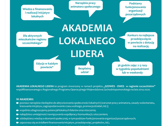 Startujemy z AKADEMIĄ LOKALNEGO LIDERA!