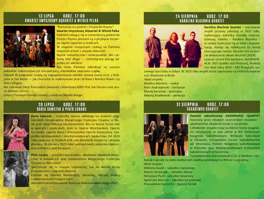 Staruje Gryfickie Lato Muzyczne 2025