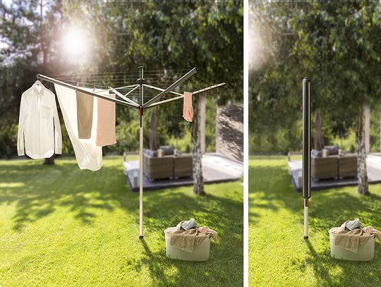 Suszenie prania na świeżym powietrzu: wybieramy suszarkę do ogrodu i na balkon