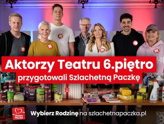„To bardzo dużo życiowych ról jak na 21-letnią kobietę” – aktorzy Teatru 6.piętro przygotowują Szlachetną Paczkę dla rodziny pani Joanny