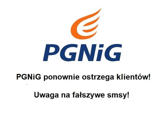 Uwaga na fałszywe smsy! PGNiG ponownie ostrzega klientów!