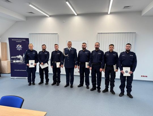 Wręczenie awansów na wyższe stopnie policyjne