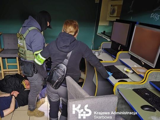 Zachodniopomorska KAS likwiduje nielegalny punkt hazardowy
