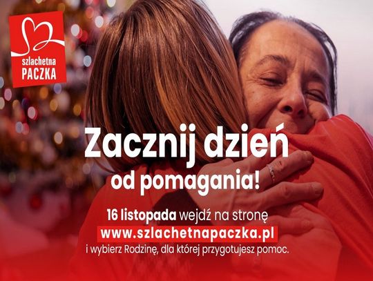 Zacznij dzień od pomagania ze Szlachetną Paczką. Już 16 listopada