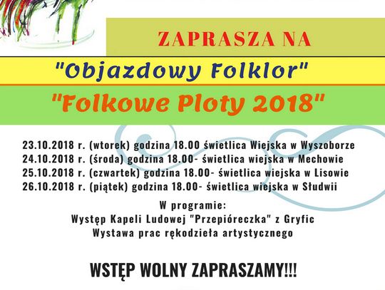 Zaproszenie na Festiwal Kultury i Tradycji Ludowej „Folkowe Płoty”