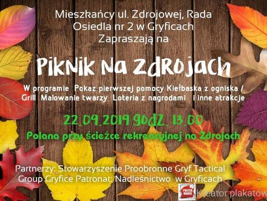 Zaproszenie:  Piknik na Zdrojach