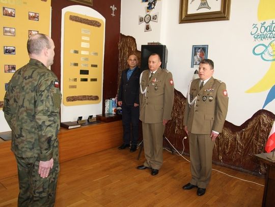 Zmiana dowódcy 3 Batalionu Legii Akademickiej w Trzebiatowie