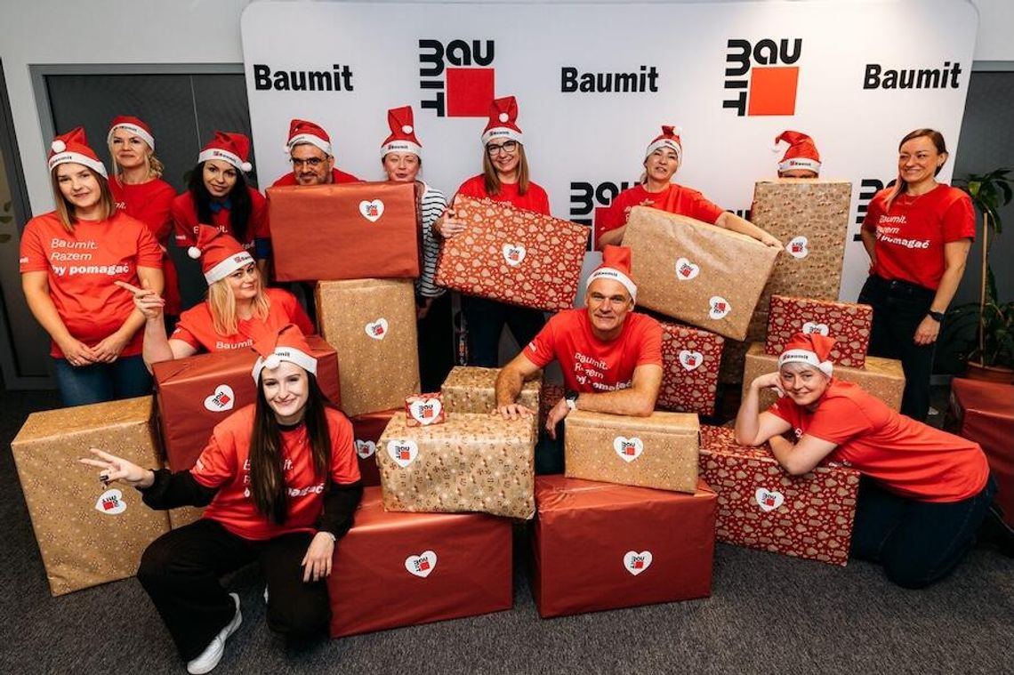 Baumit kolejny raz wspiera „Szlachetną Paczkę”
