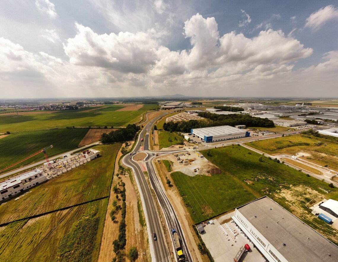 BERGER Bau zakończył kluczową inwestycję drogową  w rejonie TSSE Podstrefa Wrocław-Kobierzyce