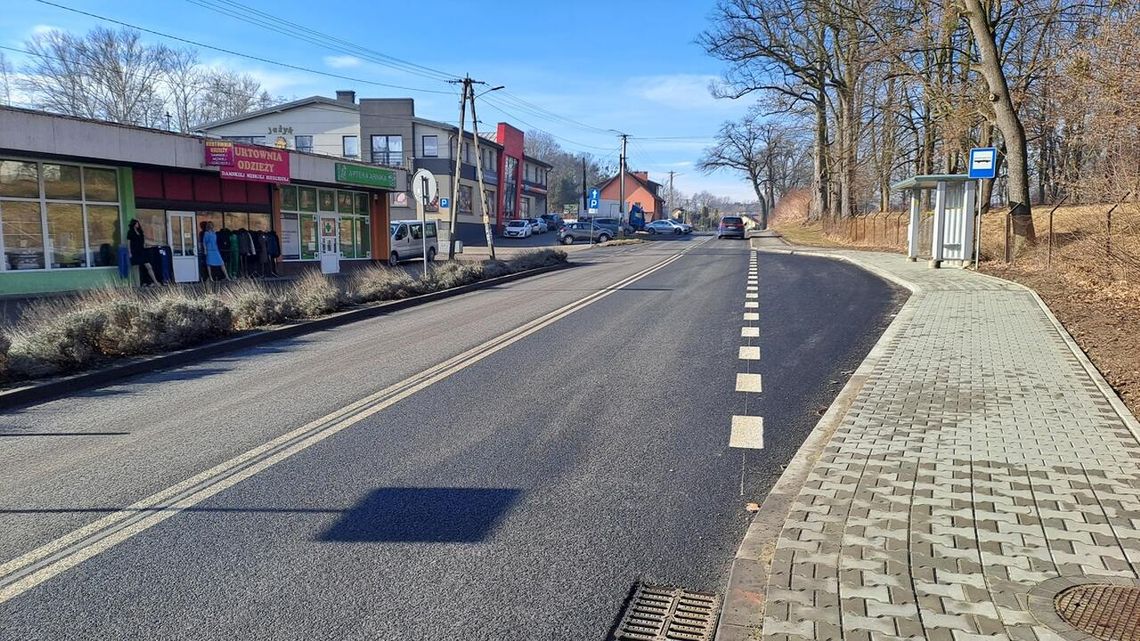 BERGER Bau zakończył modernizację dwóch odcinków DW 949 i 953 w miejscowościach Polanka Wielka i Polanka Hallera