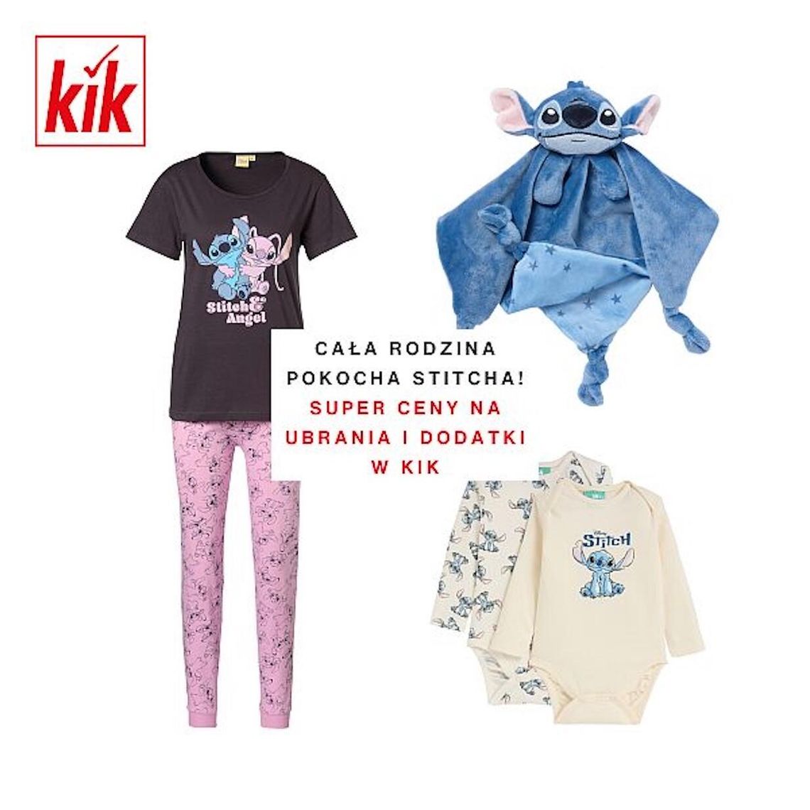 Cała rodzina pokocha Stitcha! Super ceny na ubrania i dodatki w KiK Cała rodzina pokocha Stitcha! Super ceny na ubrania i dodatki w KiK