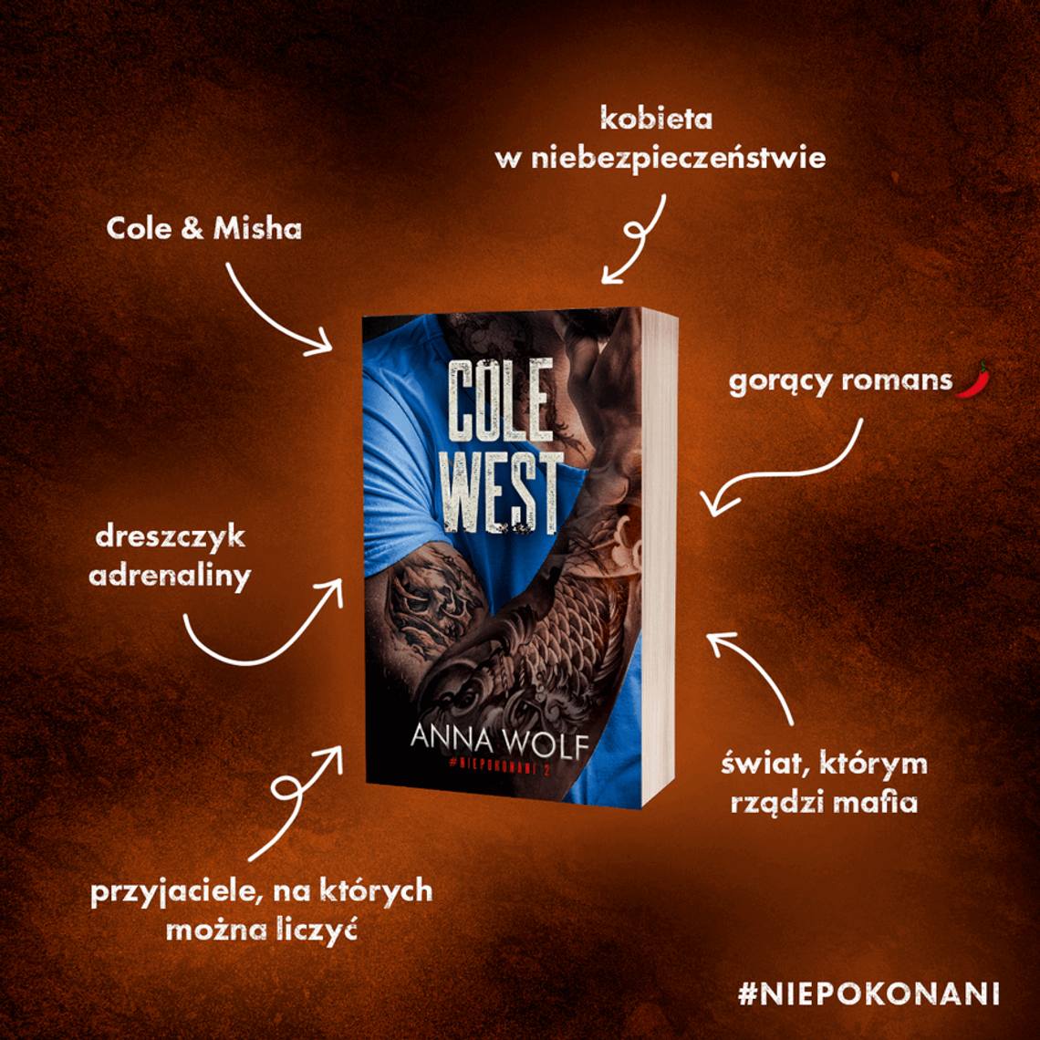 „Cole West” to kolejny mocny tytuł w dorobku Anny Wolf