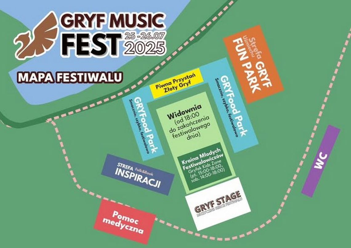 Dokładnie ZA TYDZIEŃ startuje GRYF MUSIC FEST 2025 – czyli Dni Gryfic w zupełnie nowej, festiwalowej odsłonie!
