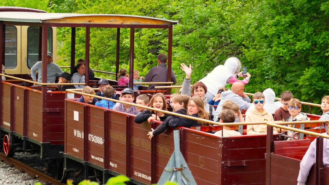 Dzień Dziecka z Wąskotorówką.