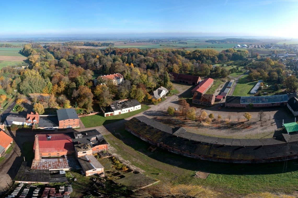 Panorama Ogrody Przelewice, fot 2022 r.