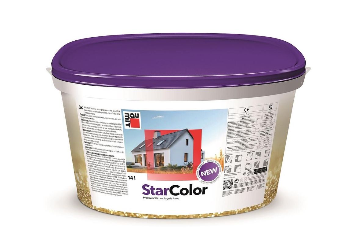 Elewacja na lata bez kompromisów – nowa formuła farby Baumit StarColor
