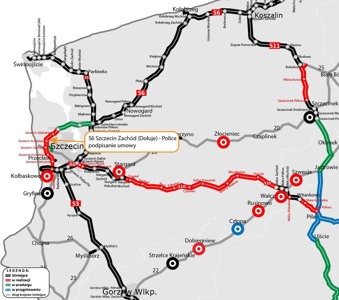 GDDKiA: powstanie kolejny odcinek Zachodniej Obwodnicy Szczecina