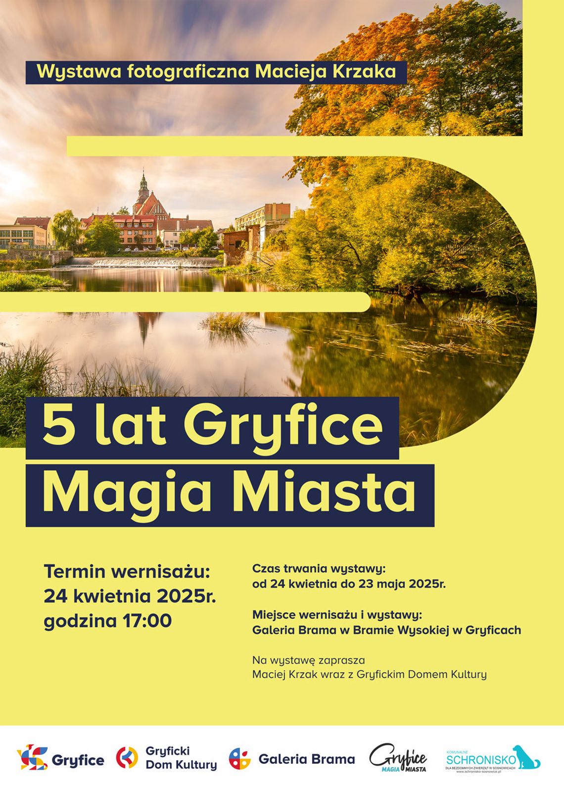 Gryficki Dom Kultury zaprasza na wystawę fotograficzną Macieja Krzaka pt. "5 lat Gryfice Magia Miasta".