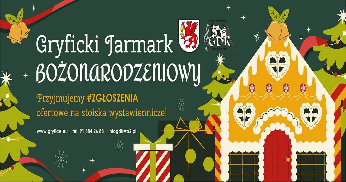 Gryficki Jarmark Bożonarodzeniowy - ruszyły zapisy dla wystawców