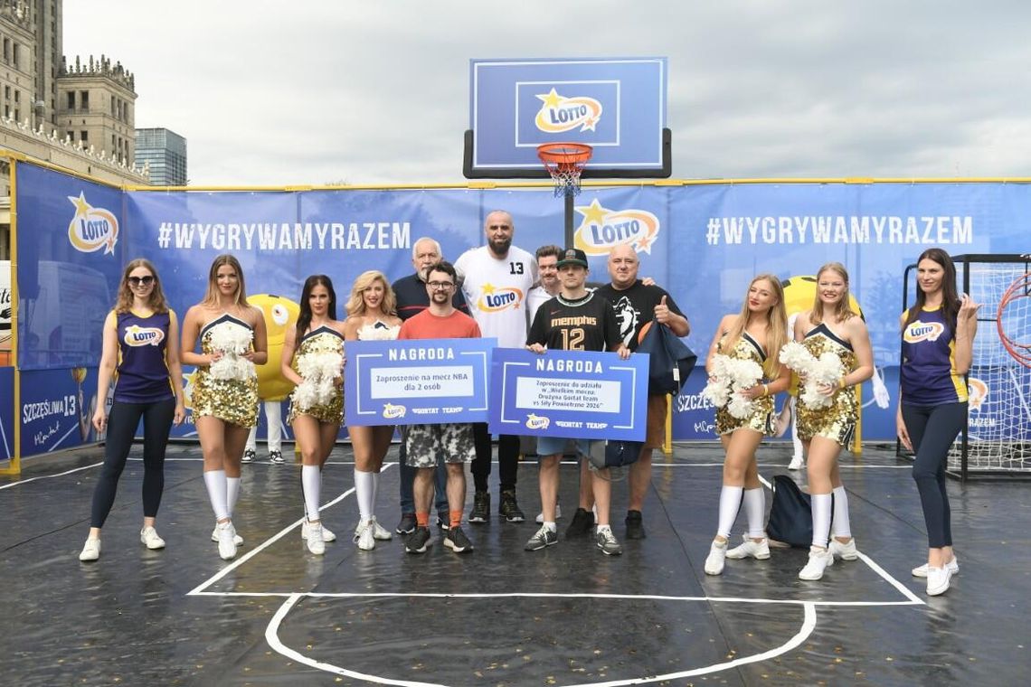 Gwiazda koszykówki Marcin Gortat ambasadorem marki LOTTO