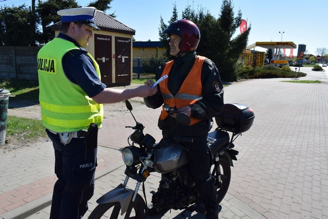 „Jednośladem bezpiecznie do celu” - ogólnopolska akcja policji również w Gryficach