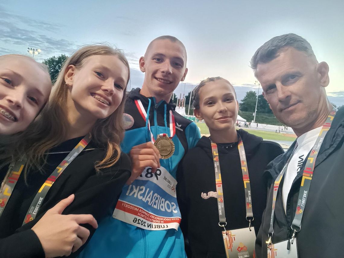 Kacper Sobieralski Mistrzem Polski w dziesięcioboju! Lena, Ola i Marika także wśród najlepszych.