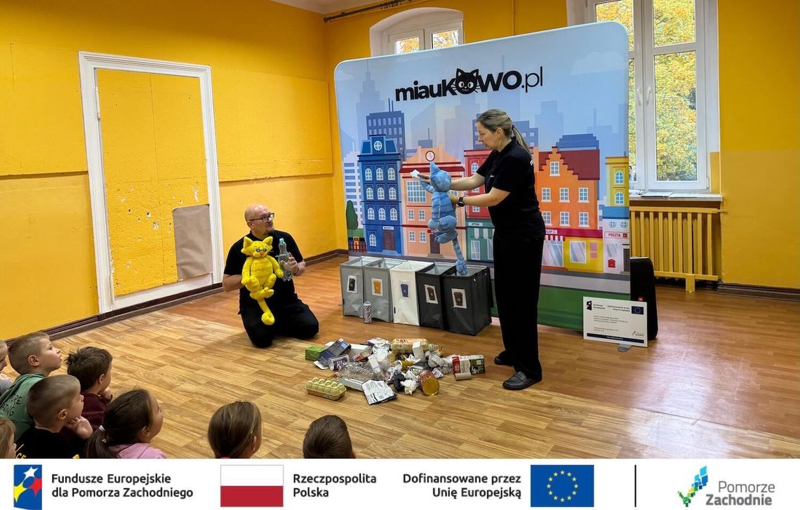 Kocia Misja Zero Waste w Gryficach. Przedszkolaki ratowały Miaukowo
