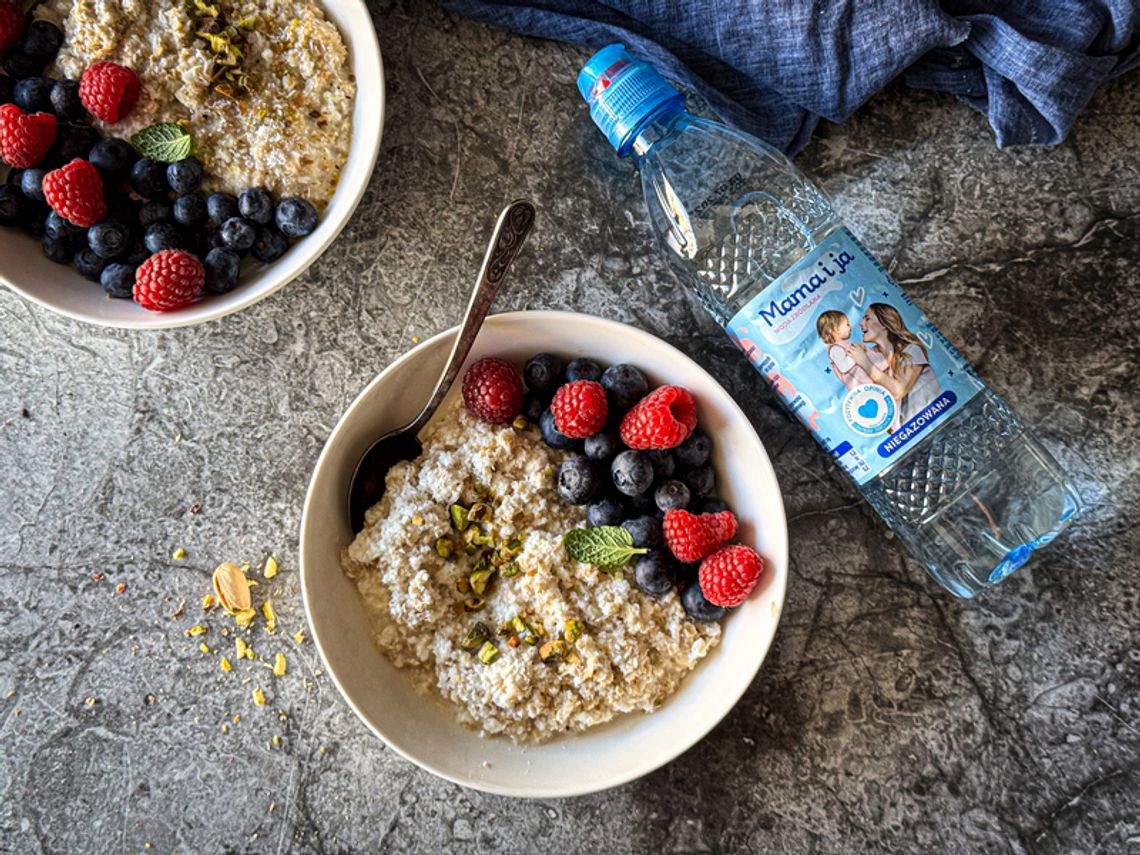 Kokosowa owsianka twarogowa