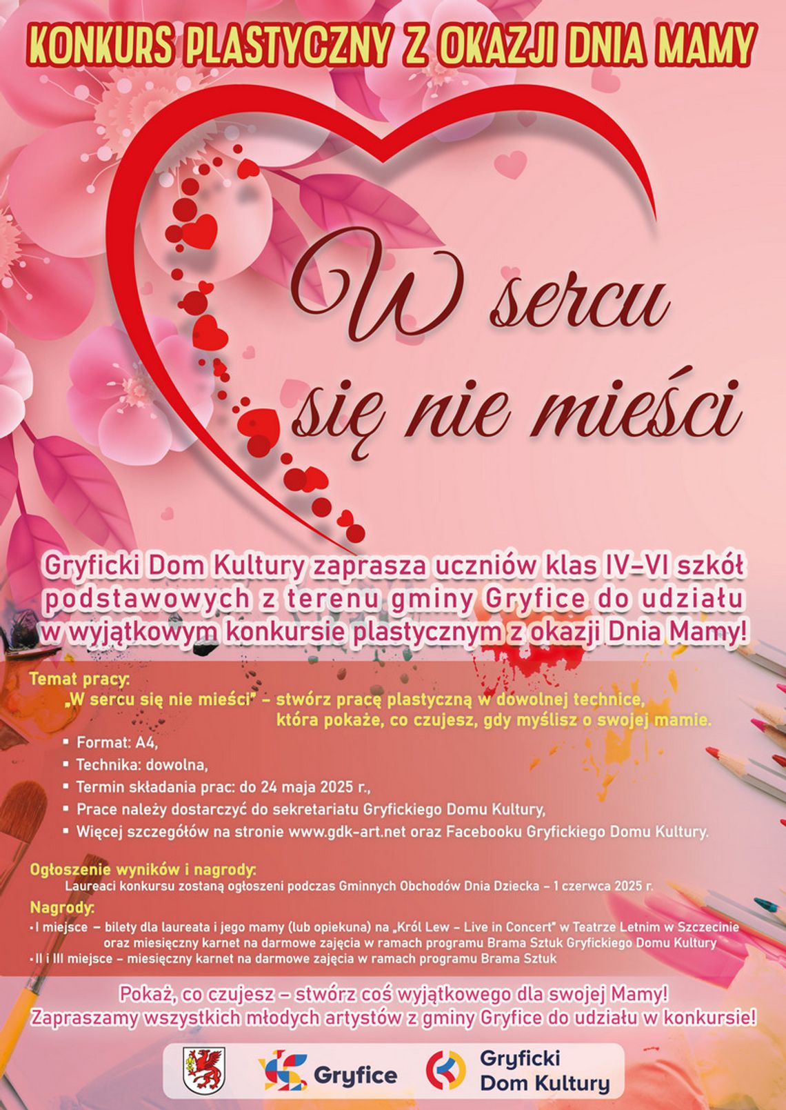 KONKURS PLASTYCZNY Z OKAZJI DNIA MAMY