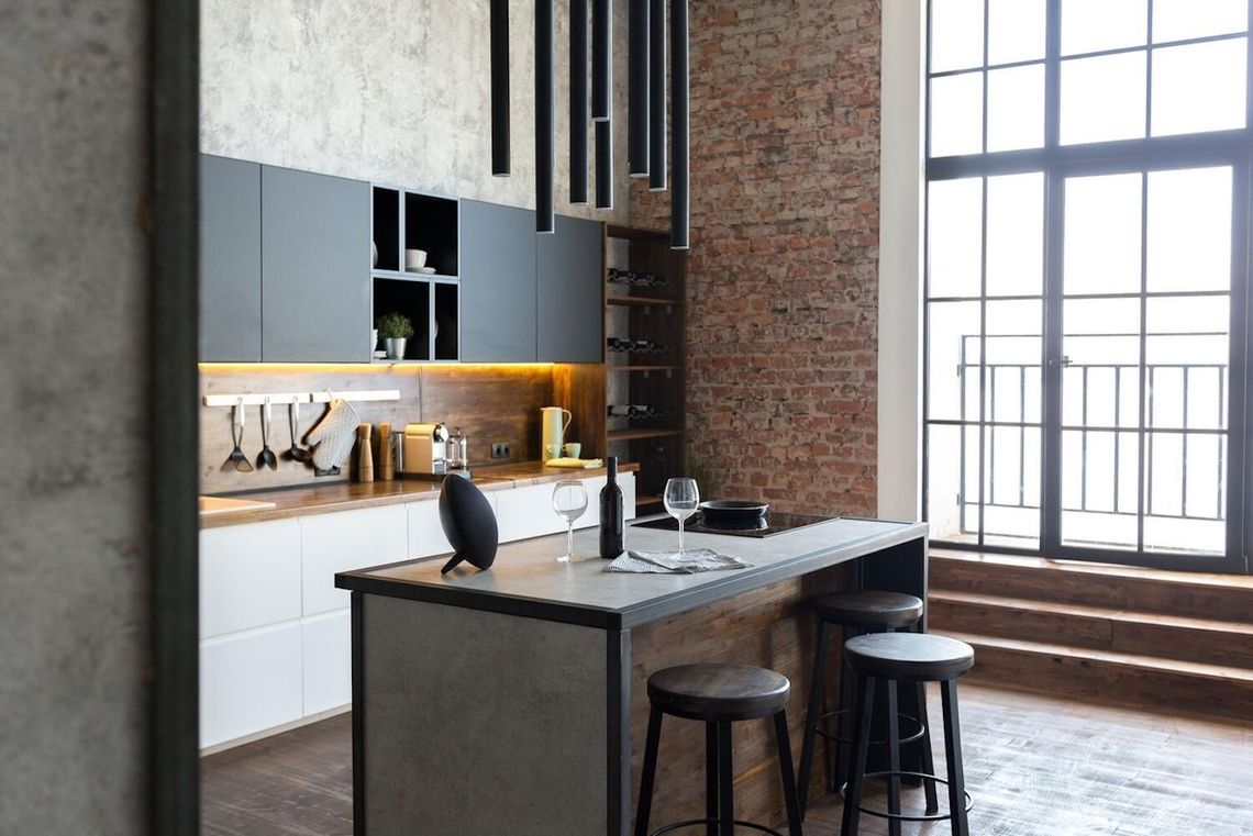 Kuchnia w stylu loft Kuchnia w stylu loft