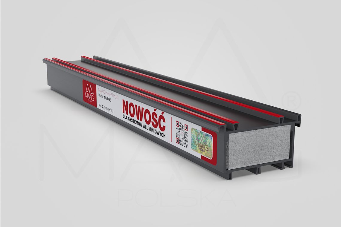 MAAGtherm® Profil Alu ONE – pierwsza na rynku listwa do energooszczędnego montażu stolarki aluminiowej MAAGtherm® Profil Alu ONE – pierwsza na rynku listwa do energooszczędnego montażu stolarki aluminiowej