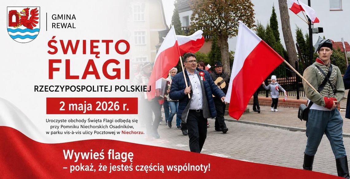 Majówka 2026 w Gminie Rewal – Święto Flagi i weekend pełen atrakcji