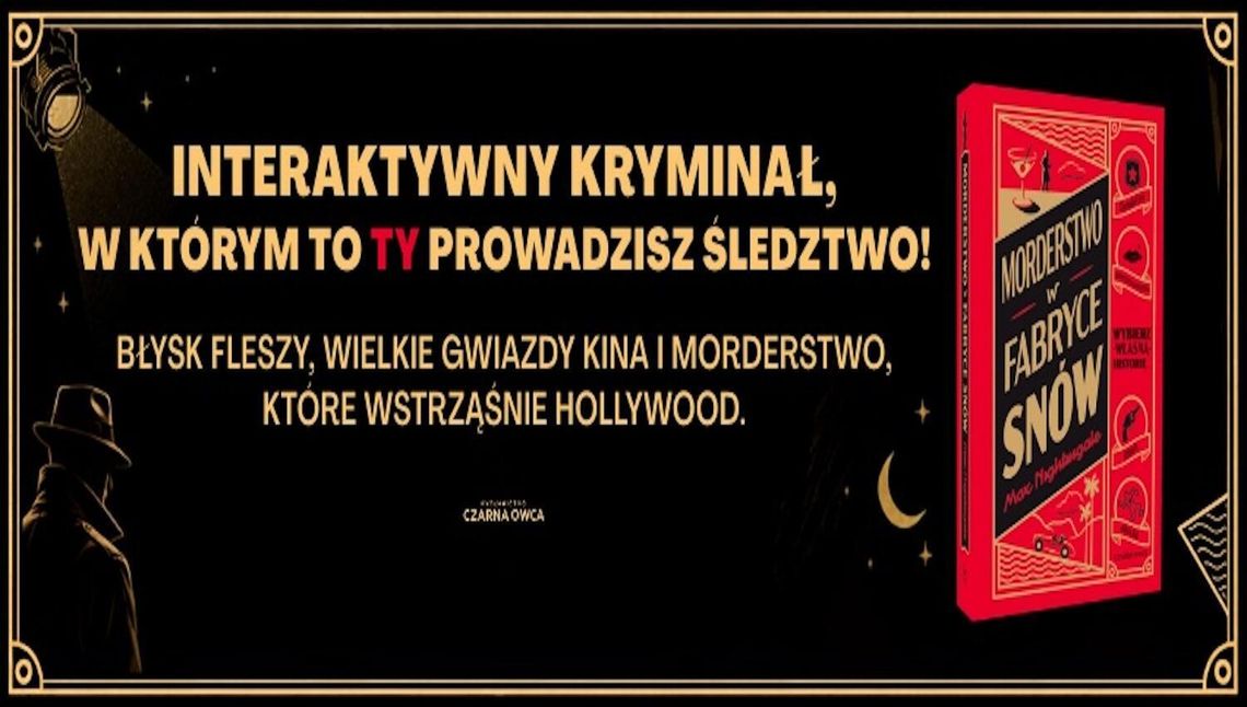 Morderstwo w fabryce snów: interaktywny kryminał o śmierci gwiazdy Hollywood Morderstwo w fabryce snów: interaktywny kryminał o śmierci gwiazdy Hollywood