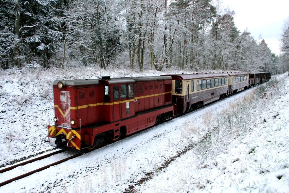Nadmorska Kolej Wąskotorowa zaprasza na zimowe przejażdżki