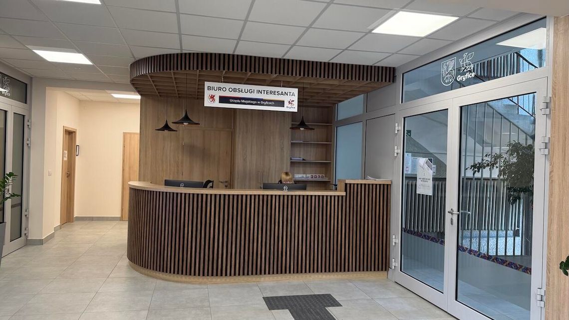 Nowe Biuro Obsługi Interesanta w Urzędzie Miejskim w Gryficach