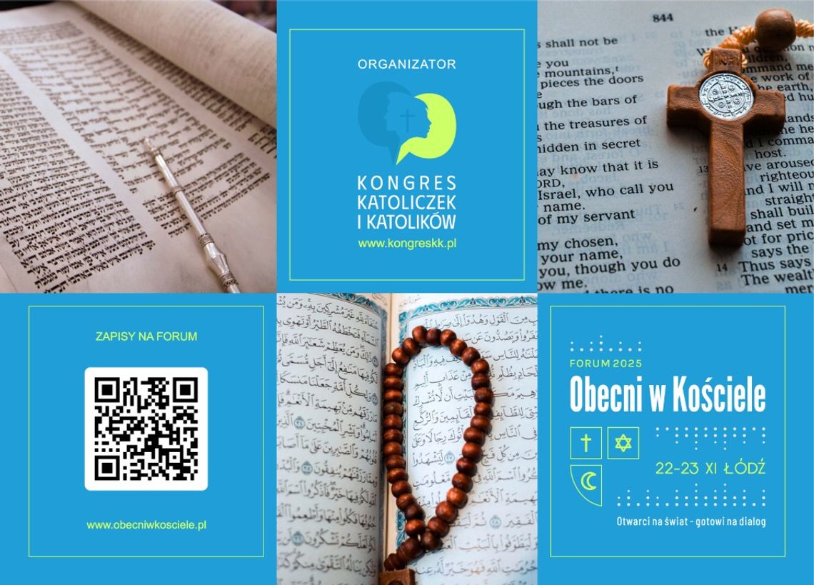 Obecni w Kościele — z sercem otwartym na świat.  IV Forum Kongresu Katoliczek i Katolików już w listopadzie w Łodzi