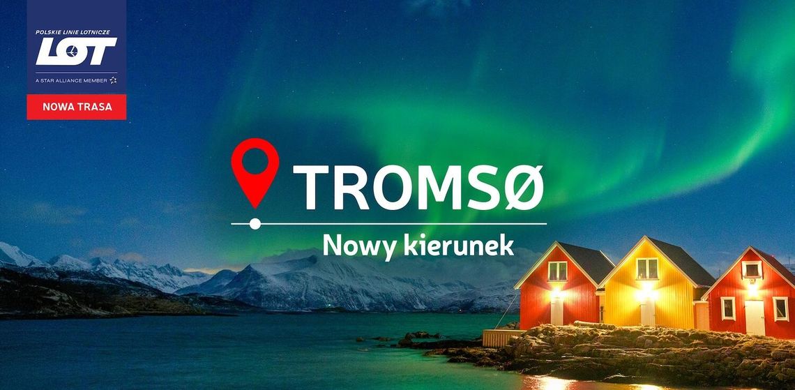 Odwiedź Arktykę z PLL LOT. Narodowy przewoźnik uruchomił sprzedaż sezonowych rejsów z Warszawy do Tromsø