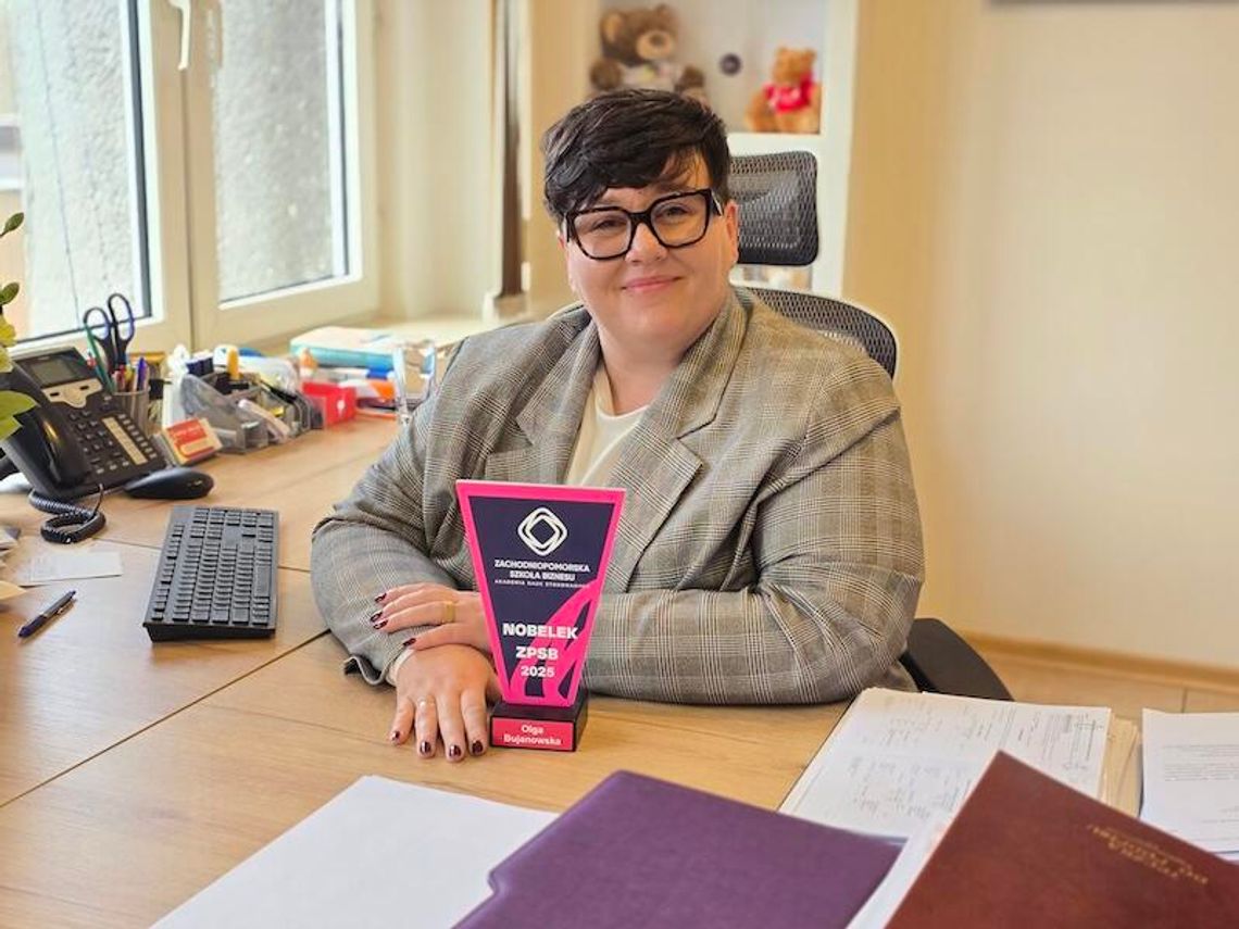 Olga Bujanowska – wiceburmistrz Gryfic i laureatka prestiżowej nagrody ZSB ANS