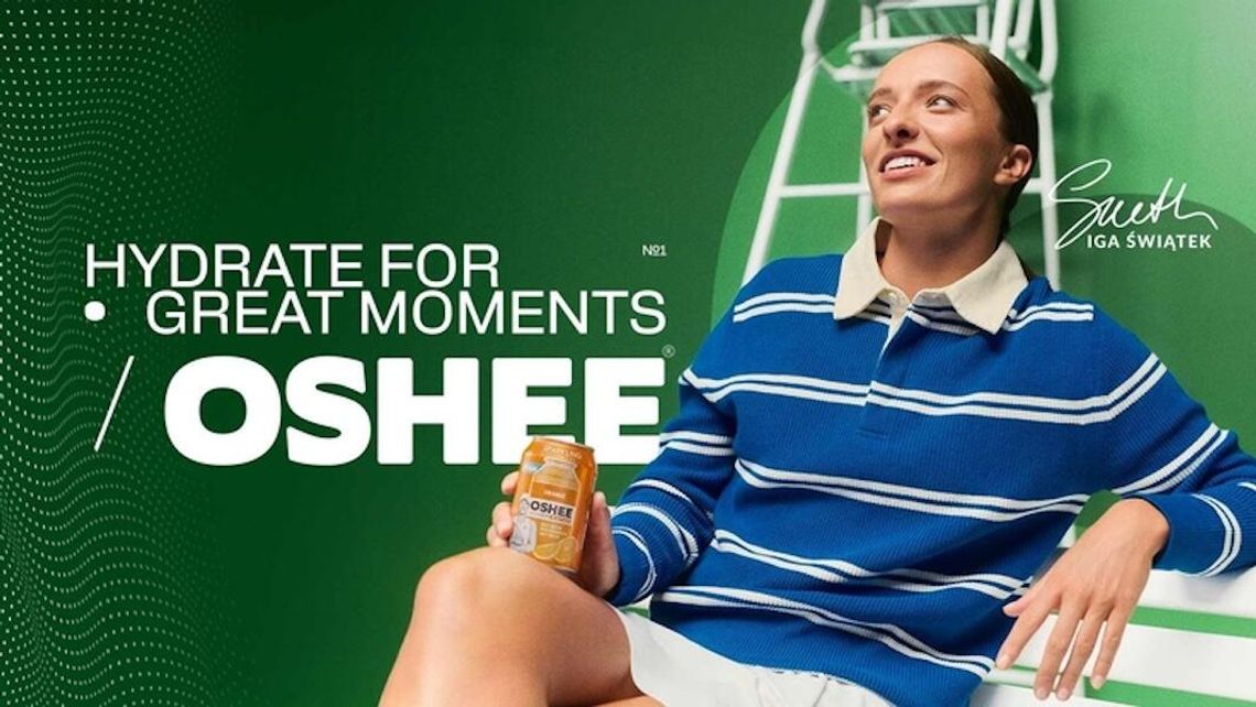 OSHEE i Iga Świątek wracają z nową odsłoną „Hydrate for Great Moments”